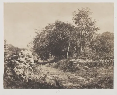Untitled (Scene of Fontainebleau)
