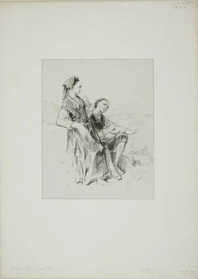Untitled (Two Basque Girls)