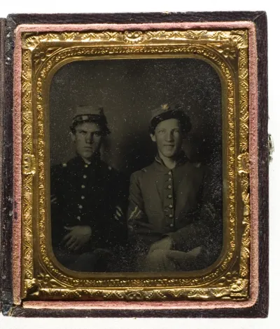 Untitled (Two Soldiers, Seated)