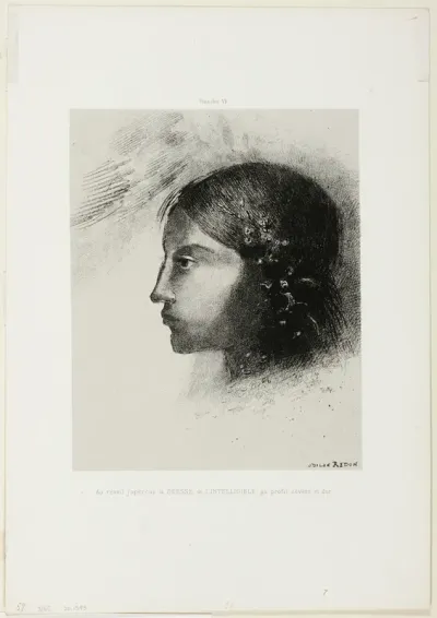 Upon Awakening I Saw the Goddess of the Intelligible With Her Severe and Hard Profile, plate 6 of 6
