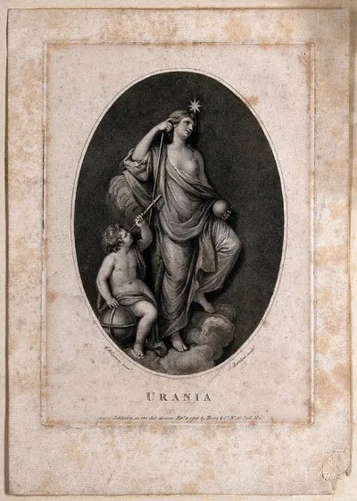 Urania. Stipple engraving by P. Bettelini after G.B. Cipriani