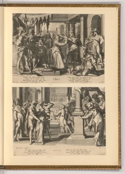 Urteil des Salomon; Susanna vor Daniel