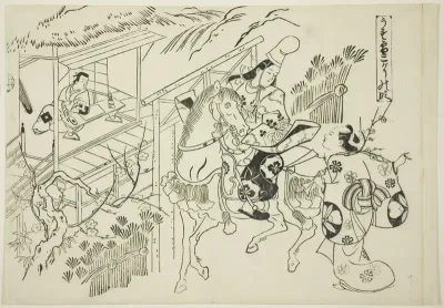 Usuyuki: The Kogo Scene (Usuyuki Kogo no dan), from the series "Famous Scenes from Japanese Puppet Plays (Yamato irotake)"