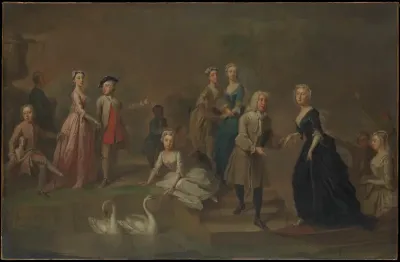 Uvedale Tomkyns Price (1685–1764) and Members of His Family