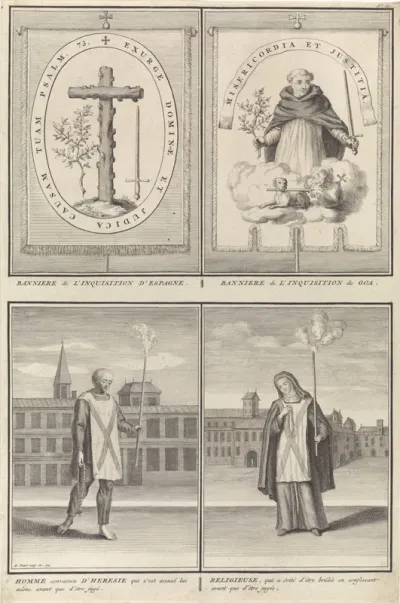 Vaandels en veroordeelden van de inquisitie