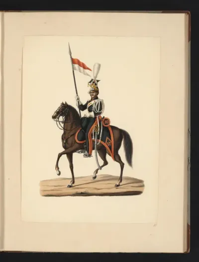 Vaandrig van de lansiers, 1830-1831