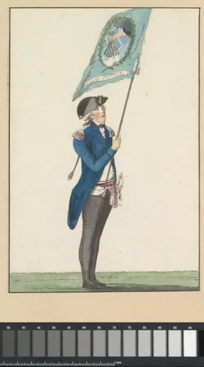 Vaandrig van het Genootschap tot Nut der Schutterij te Amsterdam, 1787