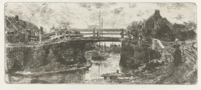 Vaart met brug