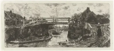 Vaart met brug