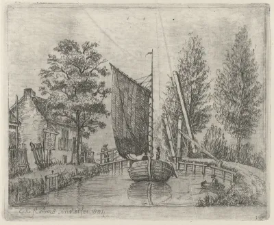 Vaart met ophaalbrug