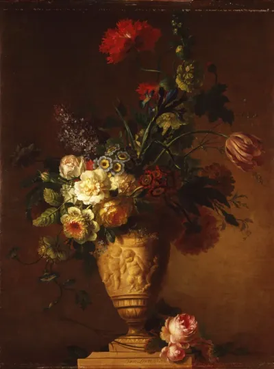 Vaas met bloemen