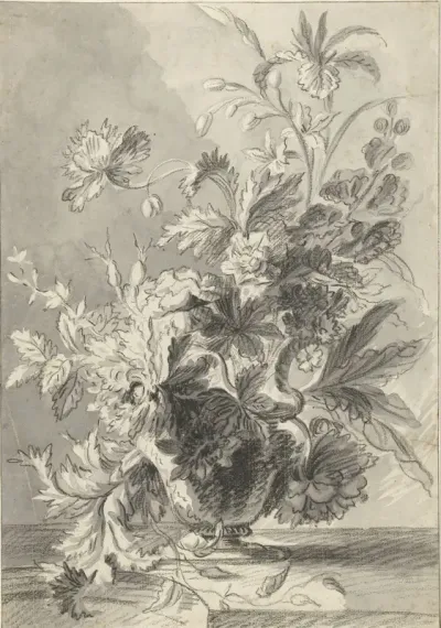 Vaas met bloemen