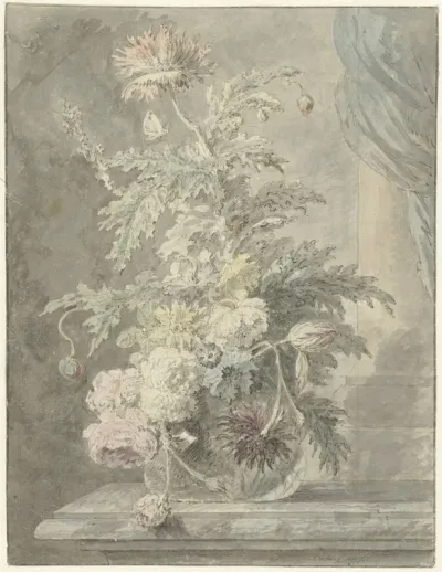Vaas met bloemen