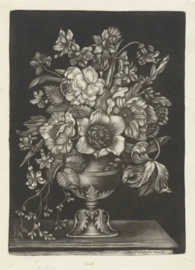 Vaas met bloemen