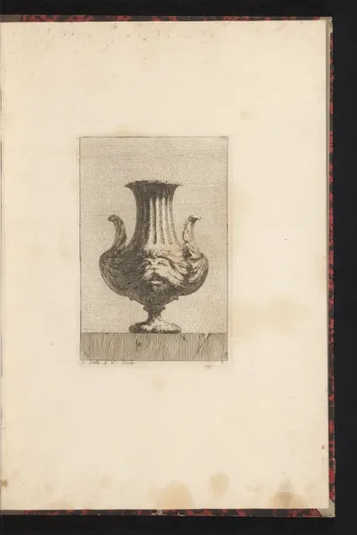 Vaas met leeuwenkop