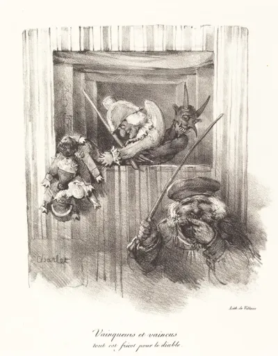 Vainqueurs et vaincus, tout est fricot pour le diable (The Vanquishers and the Vanquished, All Food for the Devil)