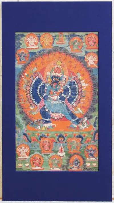 Vajrabhairava with His Consort Vajravetali