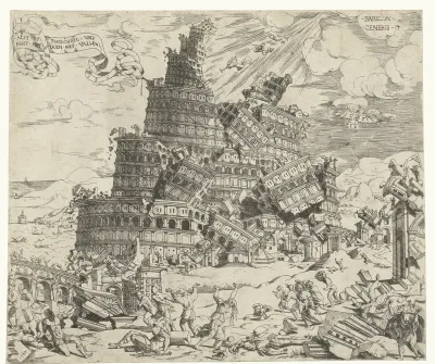 Val van de toren van Babel