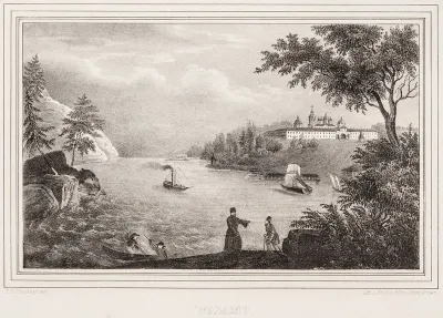 Valamo, illustration for Finland Depicted in Drawings
