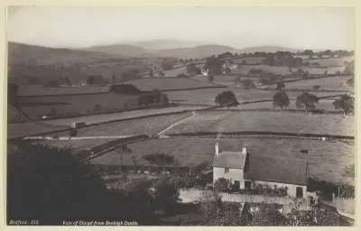 Vale of Clwyd from Denbigh Castle