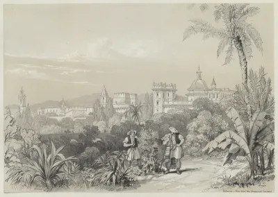 Valencia, view from the Botanical Gardens [Material gráfico]