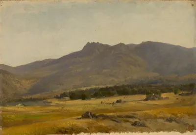 Valle en la sierra del Guadarrama