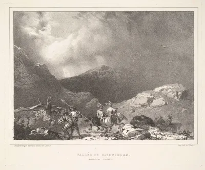 Vallée de Glenfinlas (Glenfinlas Valley), from "Vues Pittoresques de l'Écosse"