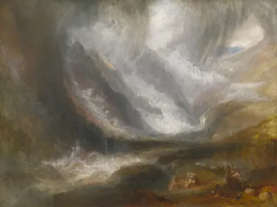 Valley of Aosta: Snowstorm, Avalanche, and Thunderstorm
