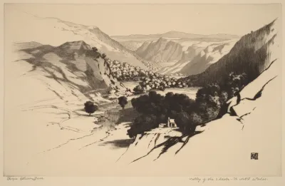 Valley of the Lledr, North Wales (no.1)
