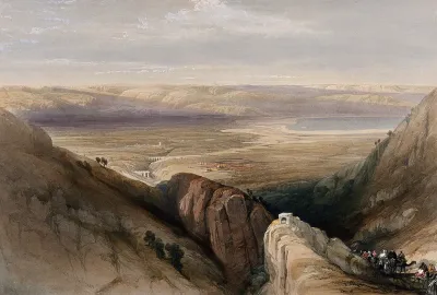 Valley of the river Jordan