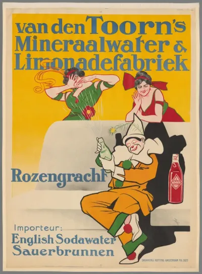 Van den Toorn's Mineraalwater & Limonadefabriek. Importeur: English Sodawater - Sauerbrunnen