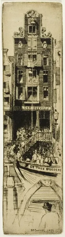 Van der Deevilij, plate six from the North Holland Set
