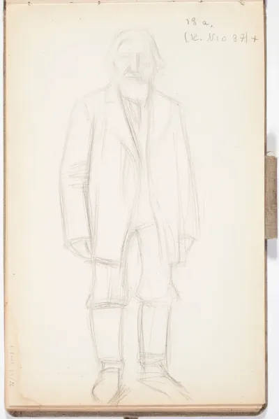 Vanha mies. Todennäköisesti n. 1908-09.