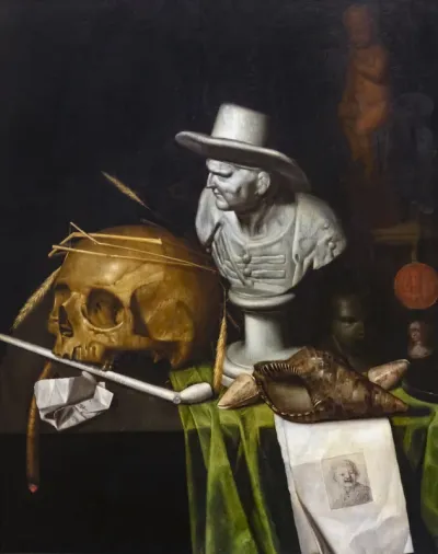 Vanitéstill-life with bust