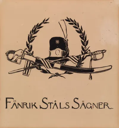 Vänrikki Stoolin tarinain esilehden koriste