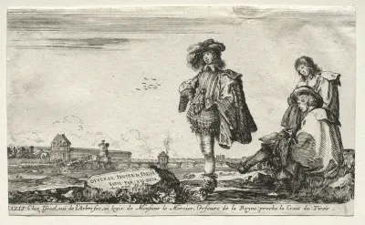 Various Figures and Landscapes:  Title Page - Three Figures