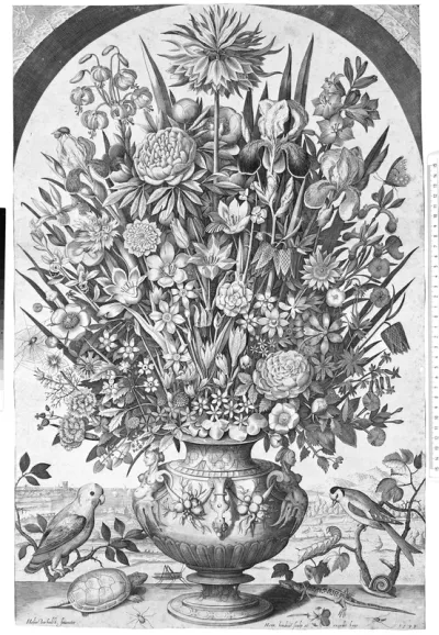 Vase med blomster