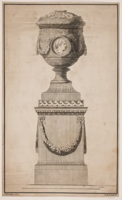 Vase med en Medaillon