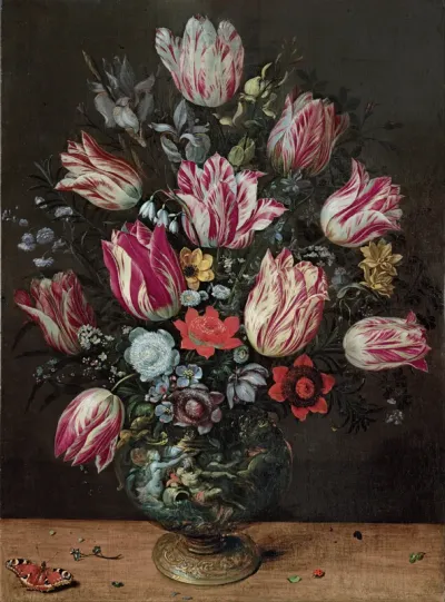 Vase with Tulips