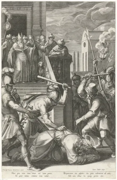 Vastbinden van Christus