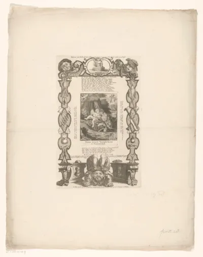 Vastenavond vreugdekrans en toneelstuk, 1720
