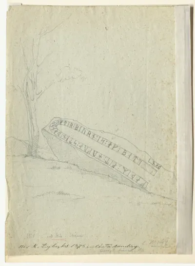 Västra Strö. Runsignum DR 335