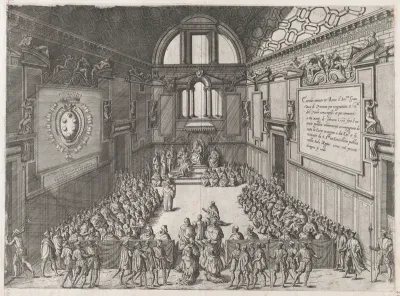 Vatican Reception of the Duke of Tuscany, from "Speculum Romanae Magnificentiae"