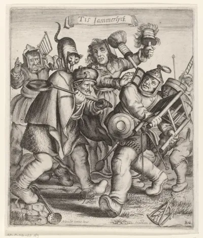 Vechtende boeren