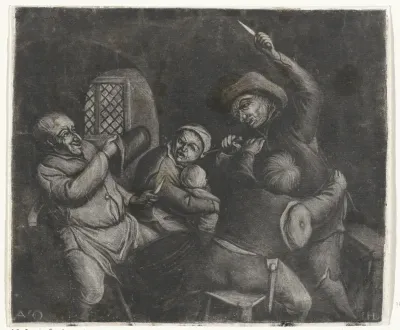 Vechtende mannen