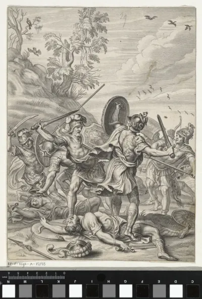 Vechtende Odysseus