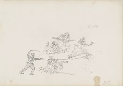 Vechtende soldaten