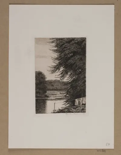 Ved en sø