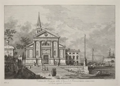 Veduta del Prospetto della Chiesa del S. Francesco