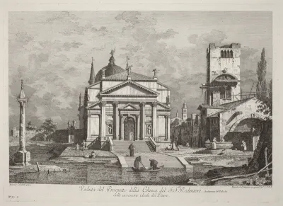 Veduta del Prospetto della Chiesa del SS. Redentore